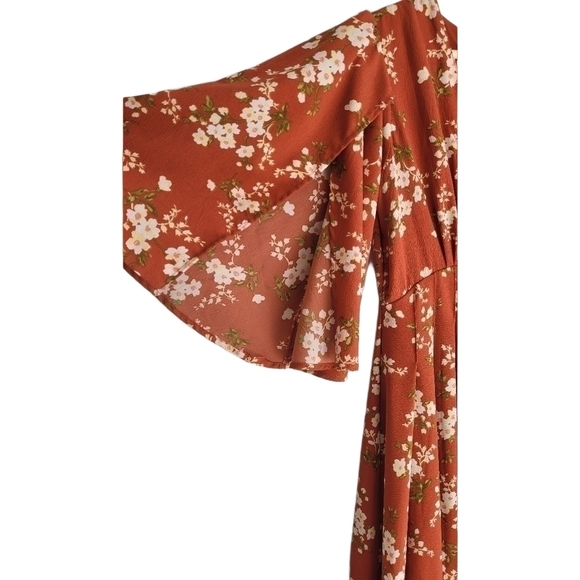 California Moonrise maxi dress xs red floral - Picture 6 of 10